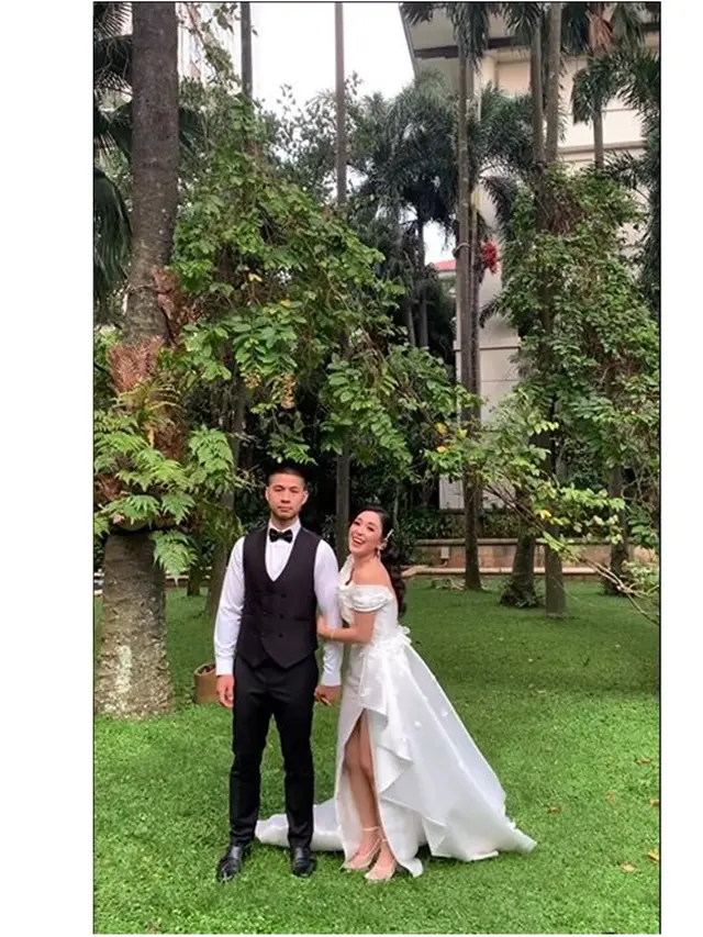 6 Momen Pernikahan Michelle Wanda 'Layangan Putus', Digelar Secara Intimate
