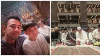 Potret Raffi Ahmad Itikaf di Masjid Istiqlal. (Sumber: Instagram/raffinagita1717)
