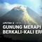 Gunung Merapi Berkali-kali Erupsi