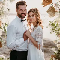 Ilustrasi pasangan pengantin baru. (Image by freepik)