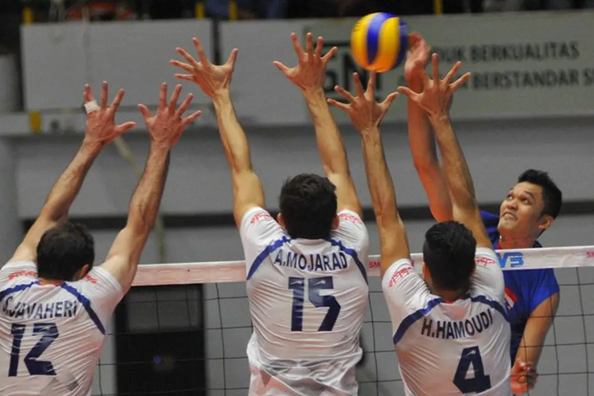 Indonesia Vs Iran, Kejuaraan Asia Voli 2017