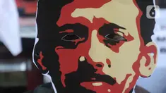 Massa aksi yang tergabung dalam Komite Aksi Solidaritas Untuk Munir (Kasum) mengggelar aksi terkait 18 tahun pembunuhan munir di depan Komnas HAM, Jakarta, Rabu (7/9/2022). Dalam aksinya mereka menuntut agar Komnas HAM untuk segera menetapkan kasus pembunuhan Munir sebagai pelanggaran HAM Berat.  (Liputan6.com/Herman Zakharia)