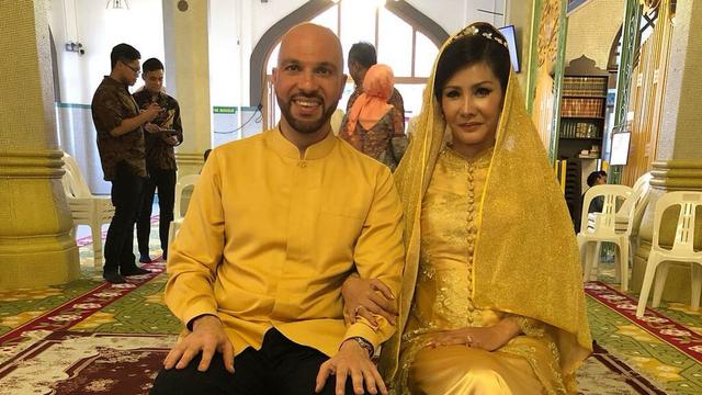 Pernikahan Sajad Ukra dengan Medina (Foto: Liputan6.com/istimewa)