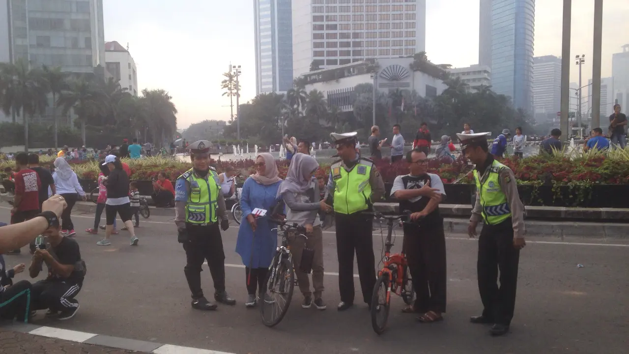 Car Free Day Jakarta, 1 Januari 2017
