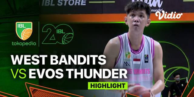 VIDEO: Highlights Laga Pembuka IBL 2023, West Bandits Solo Taklukkan Evos Thunder Bogor