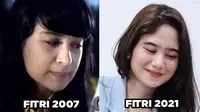 Pemeran Utama Cinta Fitri, Ini 6 Beda Gaya Tissa Biani Vs Shireen Sungkar Dulu (sumber: YouTube MD Entertainment Instagram/tissabiani)