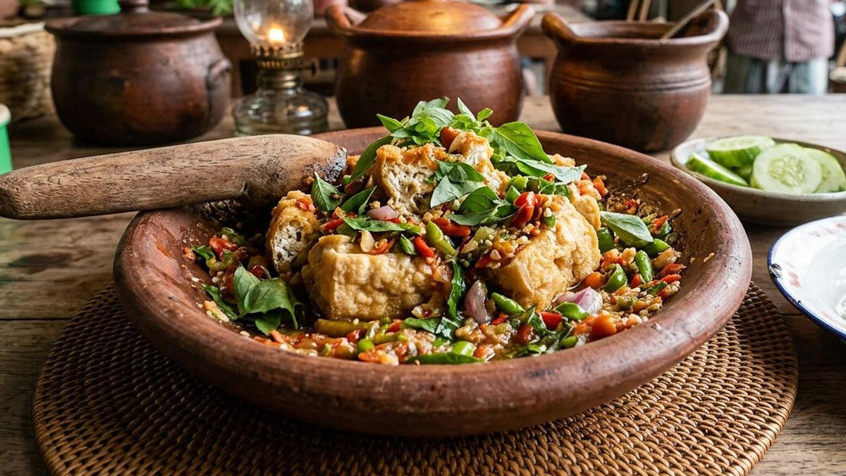 Resep Tahu Penyet Sambal Kemangi, Lauk Lezat Ekonomis di Tanggal Tua