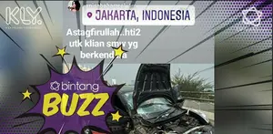 Anisa Bahar baru saja alami kecelakaan hebat.