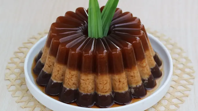 agar-agar gula merah santan