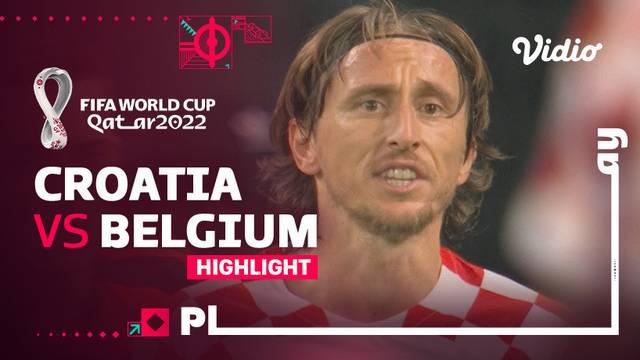 Berita video highlights pertandingan Grup F Piala Dunia 2022, antara Kroasia melawan Belgia, Kamis (1/12/22). Laga berakhir imbang tanpa gol.