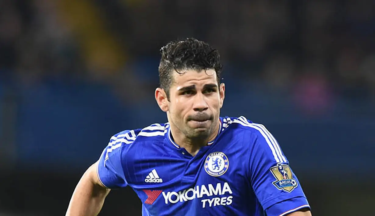 1. Diego Costa, striker bengal Chelsea ini dikabarkan Daily Mirror mendapat penawaran gaji tinggi dari klub Liga Inggris. Bomber 27 tahun itu disebutkan mendapat tawaran gaji sebesar 250.000 poundsterling per pekan. (AFP/Olly Greenwood)