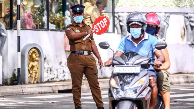 FOTO: Sri Lanka Catatkan Penambahan Kasus COVID-19