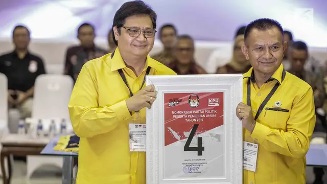 Ingat, Ini Daftar Nomor Urut 14 Parpol Peserta Pemilu 2019