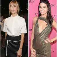 Kendall Jenner dan Hailey Baldwin (AFP/Bintang.com)