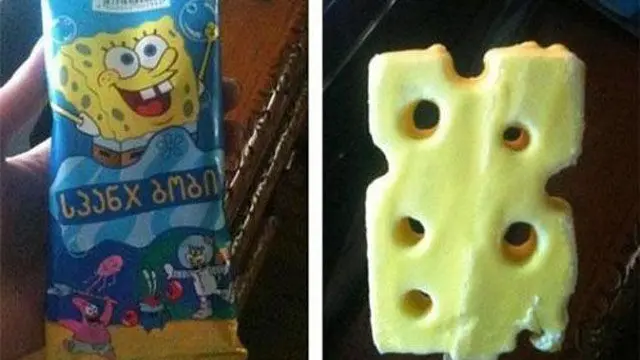 6 Potret Es Krim Spongebob Squarepants Ini Nyeleneh, Kocak