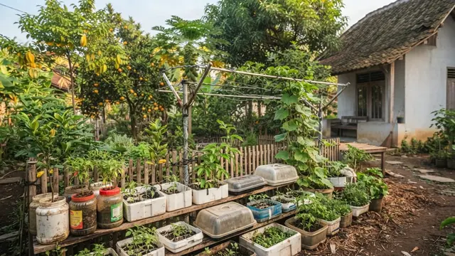 Inspirasi Kebun Buah Ala Kampung di Halaman Rumah Sederhana