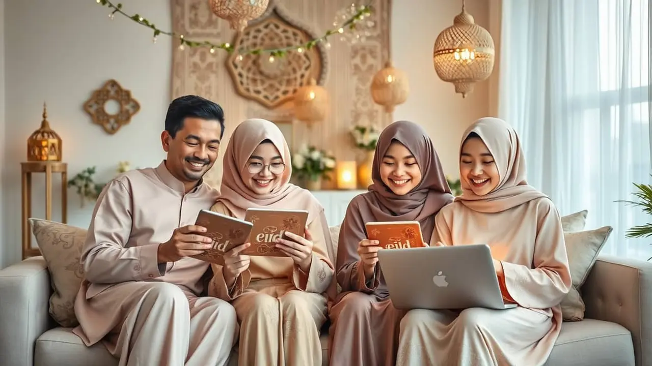 design kartu ucapan lebaran