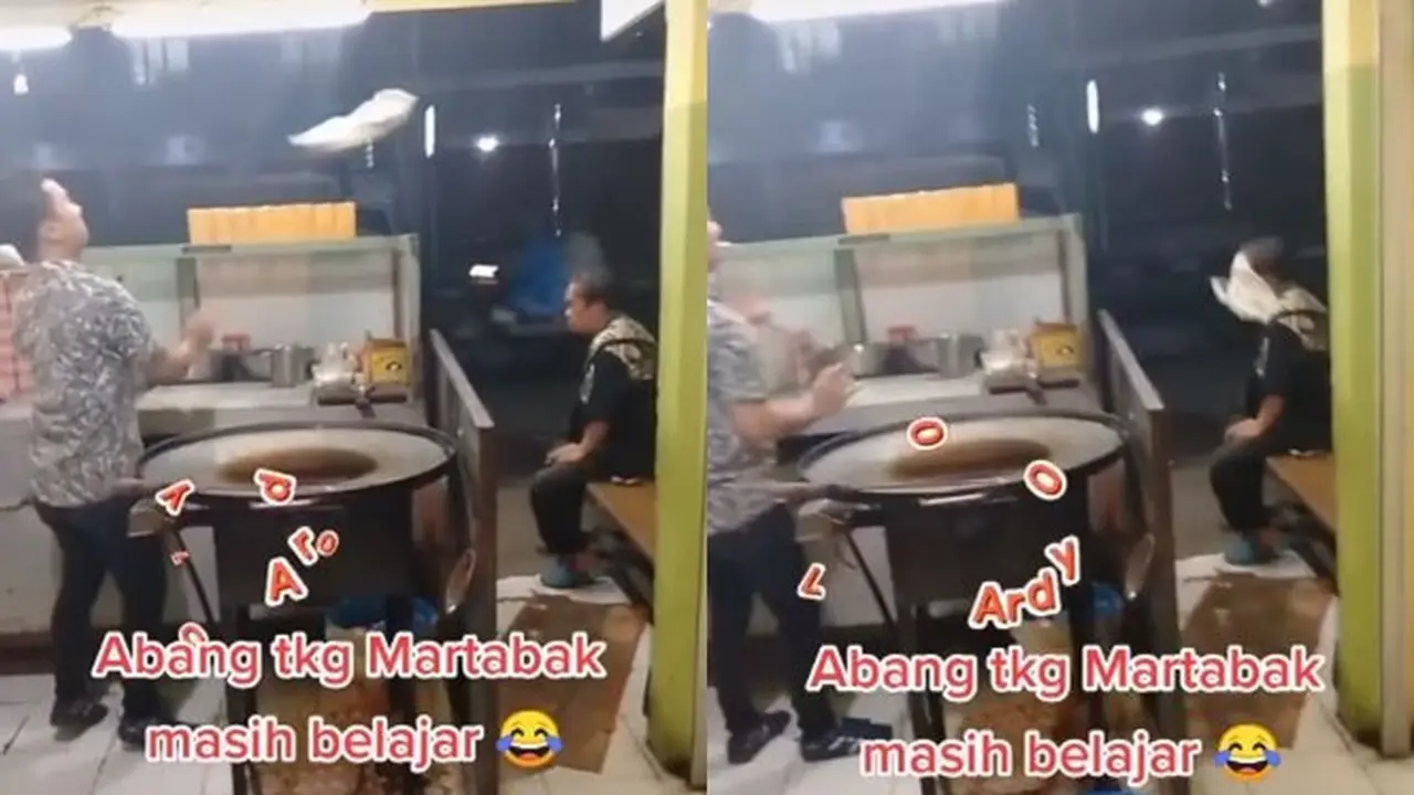 Niat Atraksi, Penjual Martabak Ini Malah Lempar Adonan ke Muka Pembeli