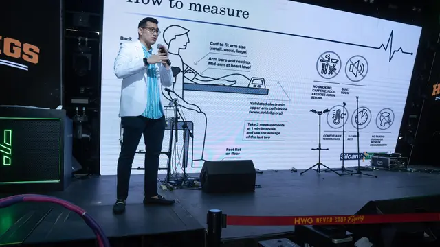 Andrew Susanto menggelar seminar kesehatan dan edukasi HIV/ AIDS di Jakarta, Desember 2024. (Foto: Dok. Tim Andrew Susanto)