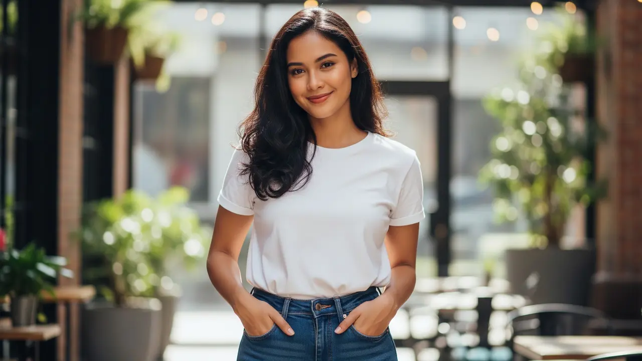 Contoh Atasan Padu Padan dengan Celana Jeans
