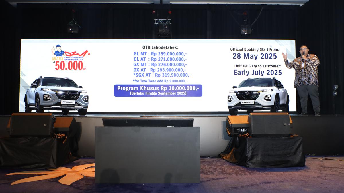 Suzuki Fronx Resmi Dipasarkan di Indonesia, Harga Mulai dari Rp259 Juta!