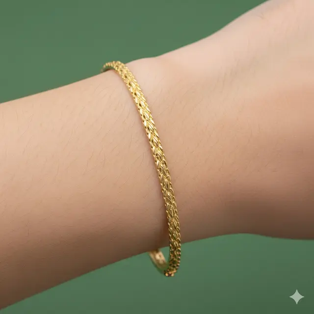 Tren Gelang Emas Tipis 2 Gram Terbaru 2025. via Gemini