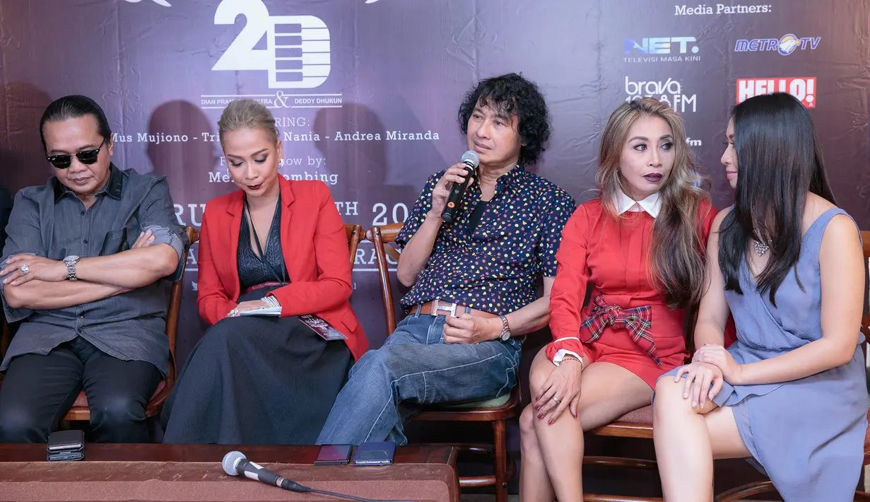 Konser yang bertepatan dengan hari valentine itu akan menampilkan lagu-lagu hits bernuansa cinta dengan aransemen baru. (Dezmond Manullang/Bintang.com)