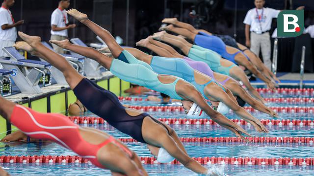 Foto: Adelia Chantika Tercepat di Nomor 200 Meter Gaya Bebas Putri Indonesia Open Aquatic Championships 2025