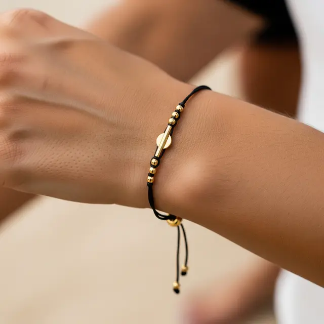 Model Gelang Emas Kecil yang Cocok untuk Wanita Aktif (Image by Gemini AI)