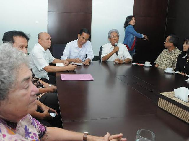 Penuhi Undangan Diskusi Jokowi Datangi Kantor Adnan Buyung Indonesia Baru Liputan6 Com