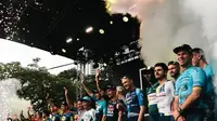 Bangga, Pembalap Sepeda Indonesia Satu Race dengan Pembalap Legenda Dunia Mark Cavendish