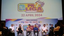 Konferensi Pers PLN Mobile Proliga 2024 di SCTV Tower, Jakarta, Senin (22/4/2024).