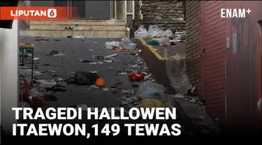 Perayaaan pesta halloween di Itaewon Korea Selatan Sabtu (29/10) malam berakhir tragis. Sedikitnya 149 orang tewas karena berdesakan dan terinjak.