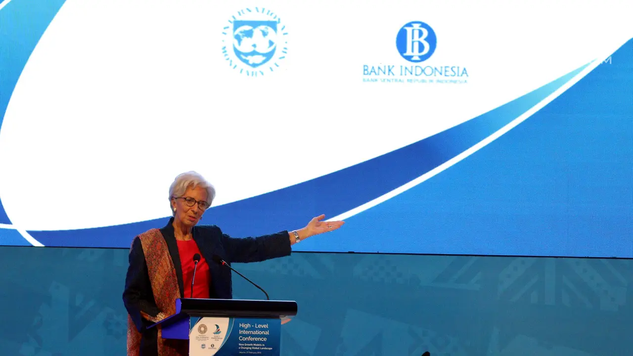Kompak Kenakan Selendang, Bos IMF dan Sri Mulyani Buka Konferensi Internasional