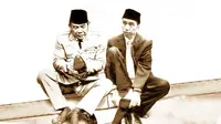 Ilustrasi Sukarno dan Jokowi 