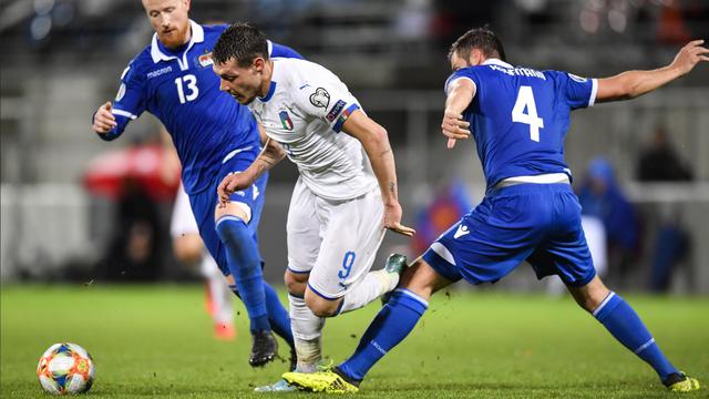 Italia Pesta Gol 5-0 ke Gawang Liechtenstein