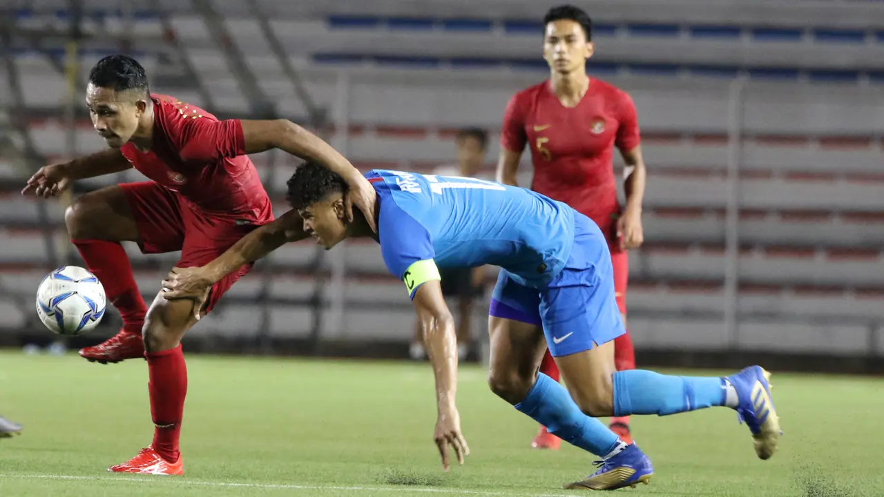Timnas Indonesia U-22 Vs Singapura U-22