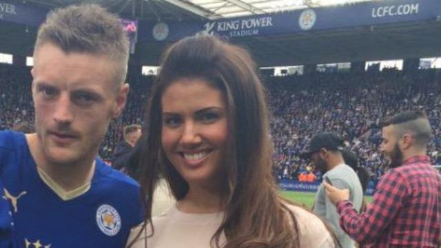 Jamie Vardy dan Rebekah Nicholson (Liputan6.com)
