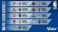 Jadwal NBA Preseason 2022 Pekan Ini 13 sampai 15 Oktober Live Vidio : Ada Atlanta Hawks, Golden State Warriors