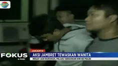Aksi penjambretan yang dilakukan pelaku terbilang nekat yakni asal rampas tas korbannya dengan mengendarai sepeda motor dalam kecepatan tinggi.