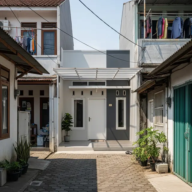 9 Model Kanopi Rumah di Gang Sempit, Solusi Estetis dan Fungsional