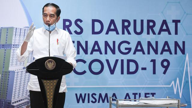 Jokowi Pastikan RS Darurat Siap Beroperasi