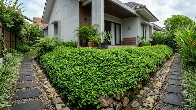 9 Tanaman Penutup Tanah untuk Area Drainase, Halaman Lebih Rapi dan Bebas Erosi