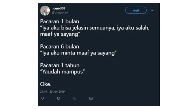 Beda Pacaran 1 Bulan vs 1 Tahun Ini Bikin Kamu Senyum Kecut