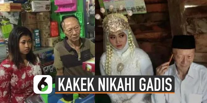 VIDEO: Viral, Kakek 68 Tahun Nikahi Gadis 19 Tahun
