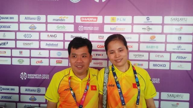 Nguyen Manh Hung dan Dao Thi Le Xuan, Asian Para Games 2018