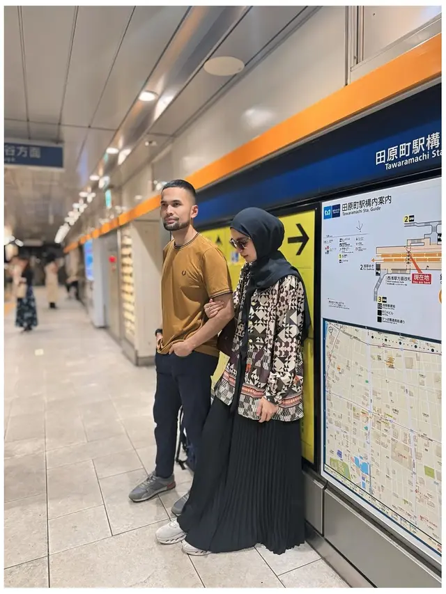 6 Gaya OOTD Shireen Sungkar di Jepang, Stylish Jelajahi World Expo 2025
