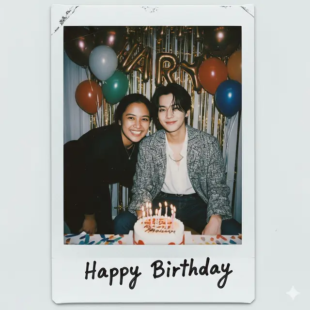 Polaroid AI bersama Idol K-pop (Foto: Gemini)
