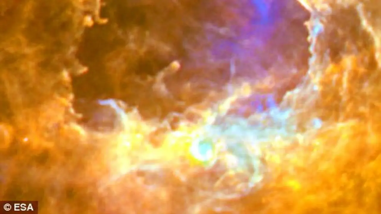 Penampakan Wajah di Antara Nebula di Angkasa Luar, Hantu Alien?