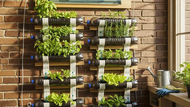 Model Kebun Mini untuk Keluarga Sibuk (AI)
